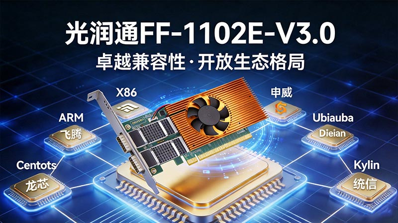 光潤通自研芯片100G網卡量產,國產算力基礎設施迎來關鍵突破(圖2) 圖片2.png